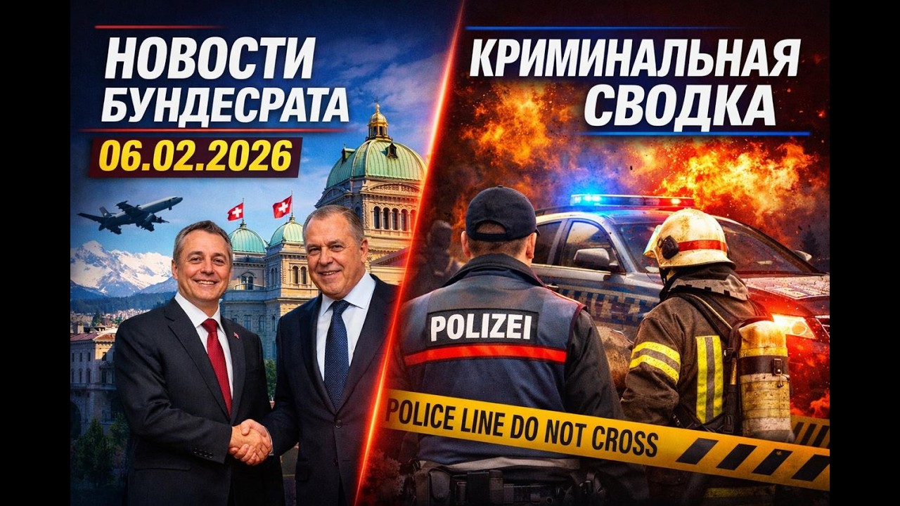 Новости Бундесрата, Швейцария — 6 февраля 2026 года. Криминальная хроника