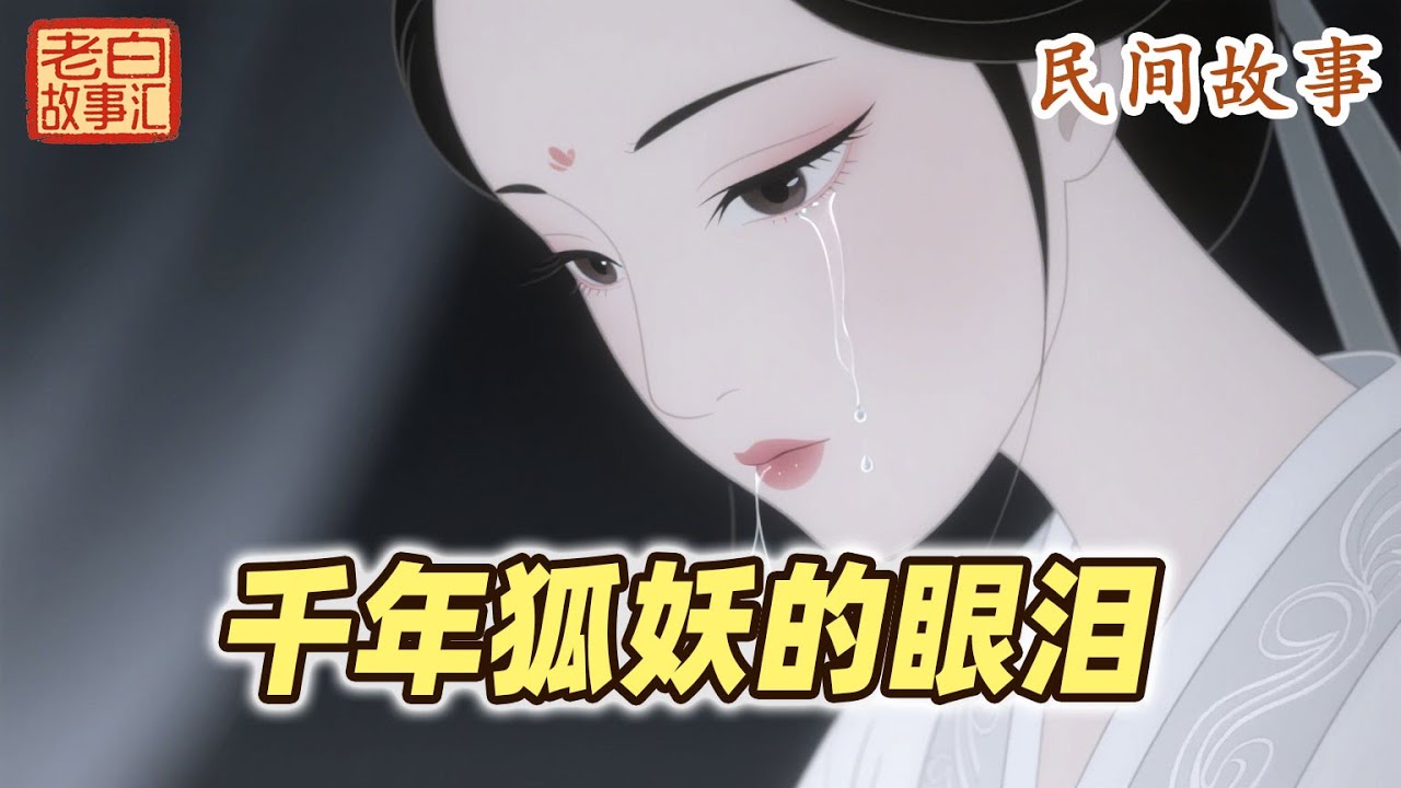 民间故事：狐妖的眼泪。一滴泪，是千年的修为，也是一生的爱恋  #民间故事#民间传说#故事#坊间传说#志怪故事 | 老白故事汇
