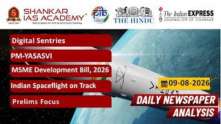 Daily Current Affairs Analysis | 09th August, 2026 | Shankar IAS Academy | UPSC | Mains 2026