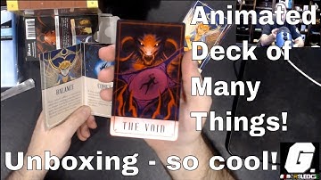 Gamersledge Presents: Unboxing the Animated Deck of Many Things from Hit Point Press!