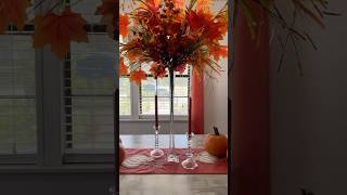 My fall table decor set up of the season! #fall #fallaesthetic #fallvibes #table #tabledecor