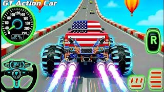 Mega Ramp Monster Car Racing 3D - Extreme Car Stunts -Android Gamepla#MegaRamp #3DGames #CarRacing screenshot 3