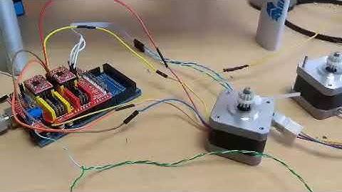 MOTOR CONTROL WITH CNC SHIELD WITHOUT GRBL - ONLY CODE
