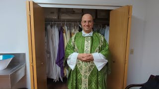 A Word from Fr. Sahd--Remaining Priestly Vestments