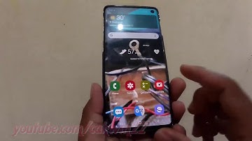 Samsung Galaxy S10 : How to enable or disable Speak element type in Screen reader (android pie)