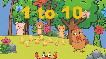 Counting 1-10 Song | Number Songs for Children
