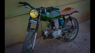 Awesome Modified 70Cc Into Cafe Racer Bike Modifications