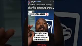 USPS has SUSPENDED employee retirement until further NOTICE‼️😳 #USPS #postoffice