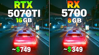 RTX 5070 Tİ vs RX 5700 - Test in 8 Games