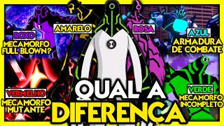 QUAL A DIFERENÇA DOS MECAMORFOS GALVÂNICOS ULTRA T EM BEN 10!???