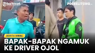 Viral Aksi Bapak-bapak Ngamuk ke Driver Ojol hingga Masuk ke Alfamart