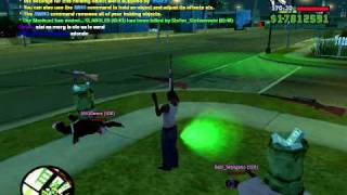 GTA SA:MP Carl Johnson got Stomach Problems