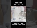 Almond Soy Milk