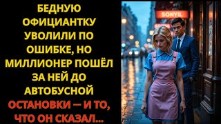 видео: Бедную официантку уволили по ошибке — но миллионер пошёл за ней до автобусной остановки и изменил её картинка: Бедную официантку уволили по ошибке — но миллионер пошёл за ней до автобусной остановки и изменил её