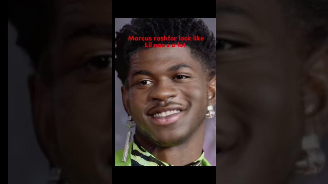 Why does rashford look like lil nas x alot