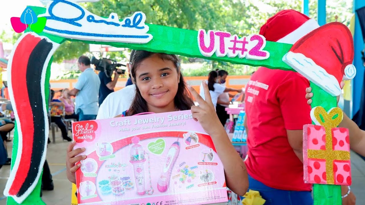 Gobierno de Nicaragua entrega juguetes a niños del Centro de Educación Especial Melania Morales