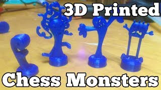 3D Printed Monster Chess Set, Pt 1 | BMT #94
Heres the first few chess pieces, in the style of 3D printed monsters! So far complete are the pawn, rook, queen, and king. Ill probably paint them too.
Veneer Chessboard: https://www.youtube.com/watch?v=WvTqQJC5kxQ
Dont forget to subscribe for new videos every Tuesday!
If youd like to help make Barb Makes Things possible, please visit:
https://patreon.com/BarbMakesThings
Follow me:
https://twitter.com/BarbMakesThings
https://facebook.com/BarbMakesThings
https://instagram.com/BarbMakesThings
https://hackaday.io/project/8882-barb-makes-things
https://www.instructables.com/member/BarbMakesThings/
Music by Epidemic Sound (http://www.epidemicsound.com) 3D Printed Monster Chess Set, Pt 1 | BMT #94