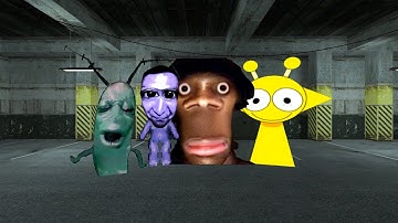 Aughhhh, plankton, Ao Oni and fakesimon in GMod l Gmod Nextbots