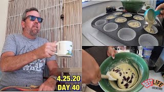Our Morning Routine.. Baking Blueberry muffins and a very Foggy Beach! HIWTVI #40