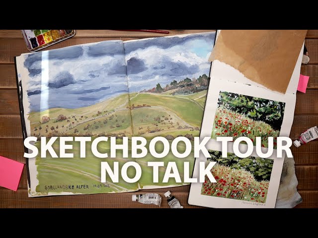 Watercolor & Gouache Sketchbook Tour – Allison Marie