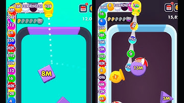 BOUNCE MERGE 3d Gameplay Level Up Satisfying game ASMR Android/IOS game #13