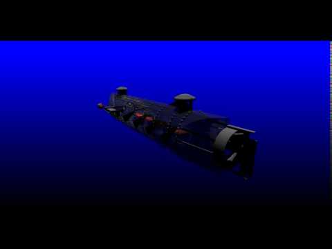 See thru hunley submarine prop movement - YouTube