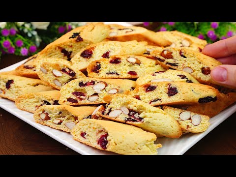 🇮🇹 Italian Biscotti Recipe | How to Make Perfect Crunchy Cantuccini Cookies at Home