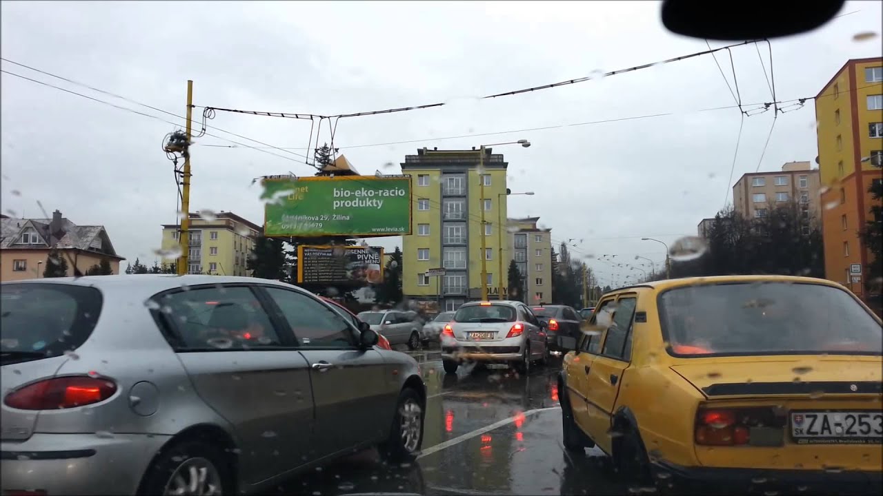 Kolaps dopravy v Žiline - 22.12.2014