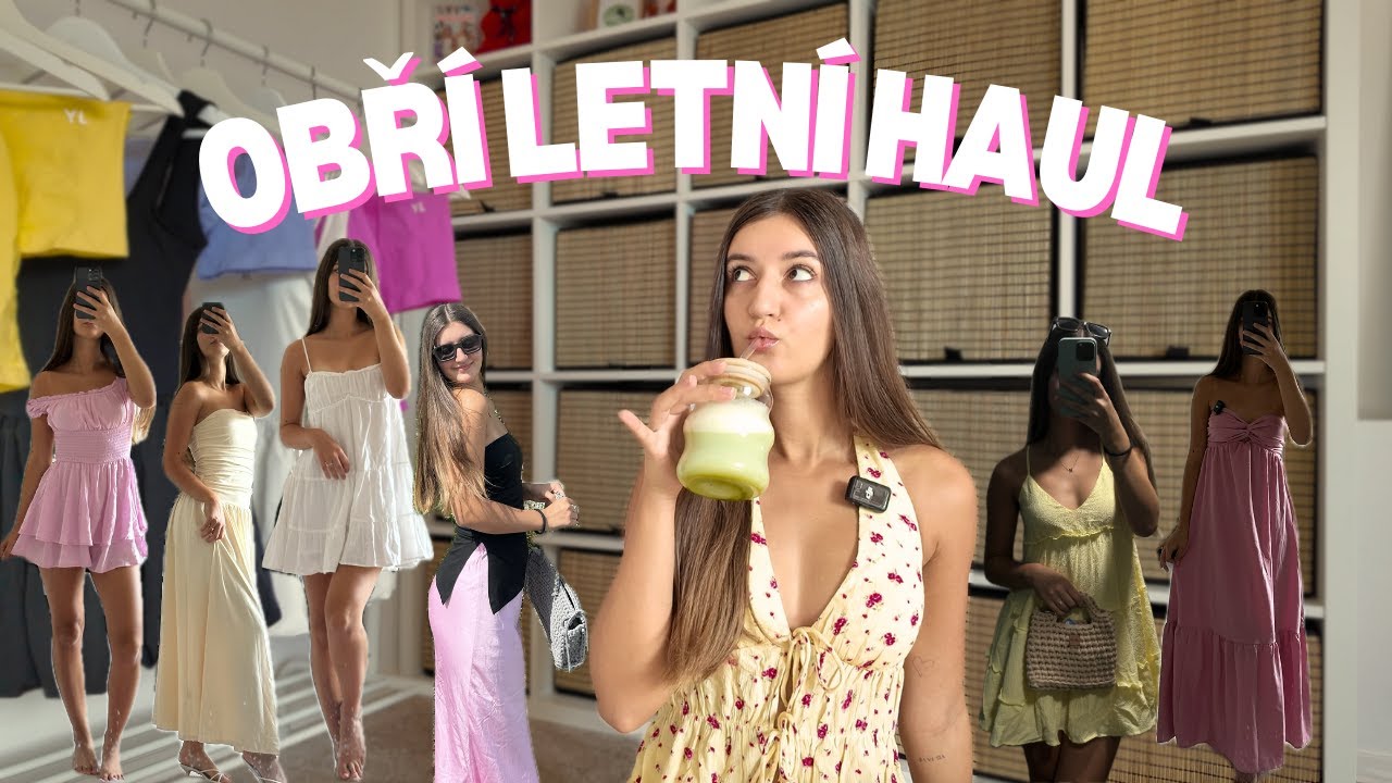 OBŘÍ LETNÍ HAUL | aka VŠECHNO co jsem si koupila za léto