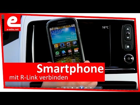 Smartphone / Handy per Bluetooth mit R-Link verbinden | Bedienung Renault Zoe | e-mike.net