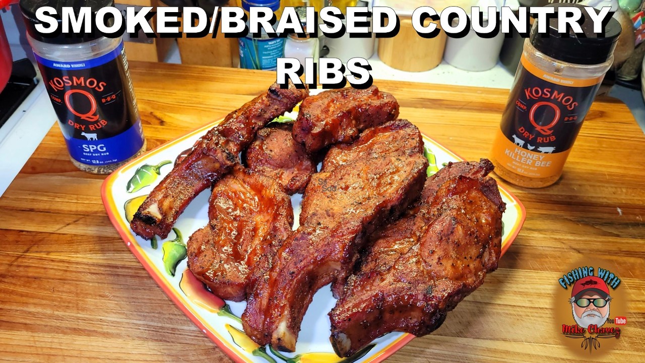 Smoked and braised country Style Ribs YouTube