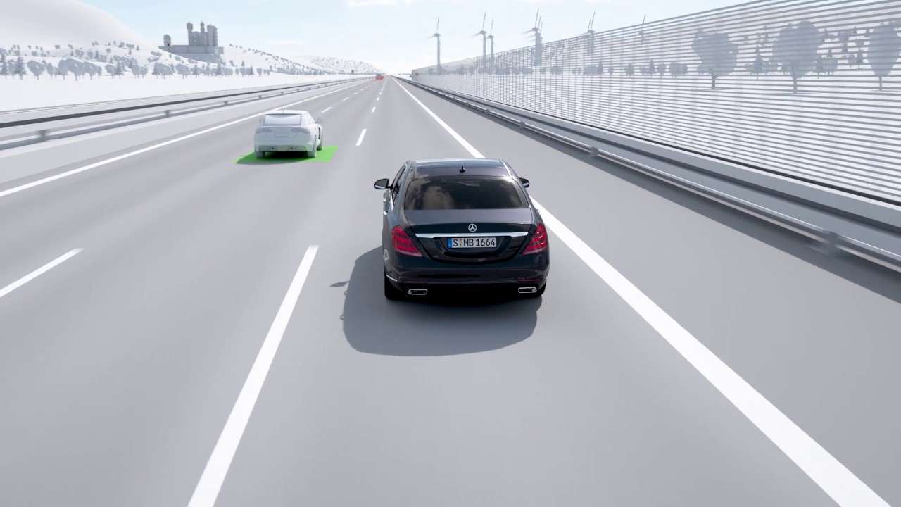 The new MercedesBenz SClass Active Steering Assist AutoMotoTV