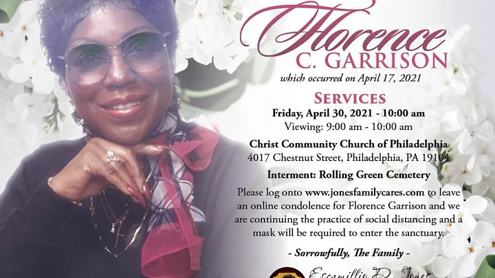 Florence Garrison Funeral Service