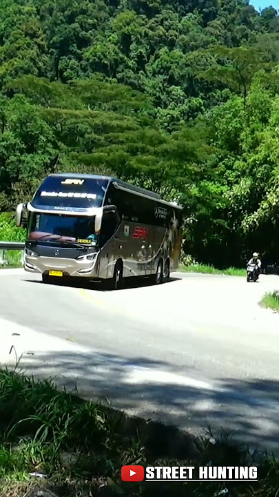 Bus SAN Di Tikungan Banto Sitinjau Lauik