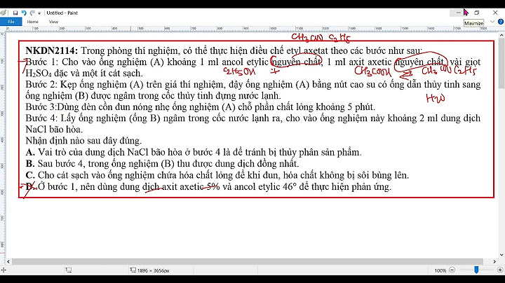 Năng lượng hoạt hóa thủy phân etyl axetat trong naoh