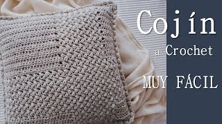 Cojín a crochet ¡Muy fácil y paso a paso!