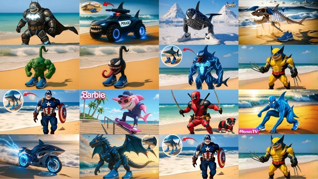 BRAINROT EXTINCTION WOLVERINE🆚️BRAINROT SPIDER-MAN🆚️BRAINROT BATMAN🆚️BRAINROT Marvel Avengers