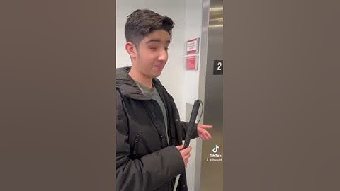 How I use an elevator #blind #visually #shorts #viral ￼#elevator #braille #button #viral