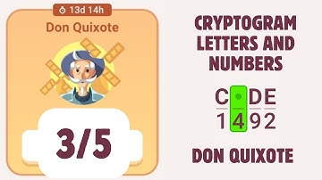 Cryptogram Don Quixote Event Solution | Chapter 3/5