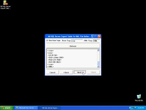 Sobolsoft com How To Use MS SQL Server Export Table To XML File Software