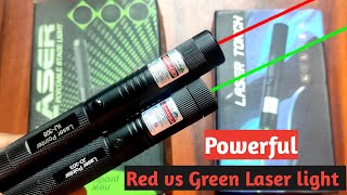 Green vs Red Laser Light [ Full Test & Camparison ]