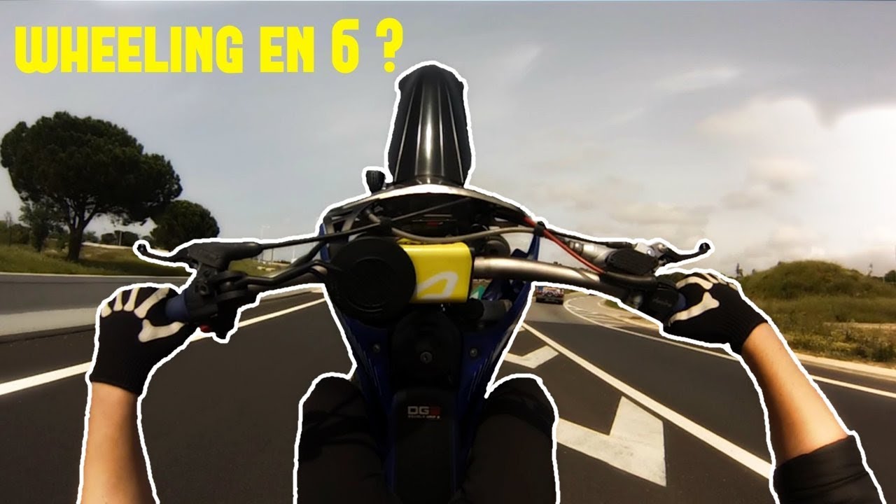 LEVER EN 6 SANS EMBRAYER EN 50CC ? // BAVETTES