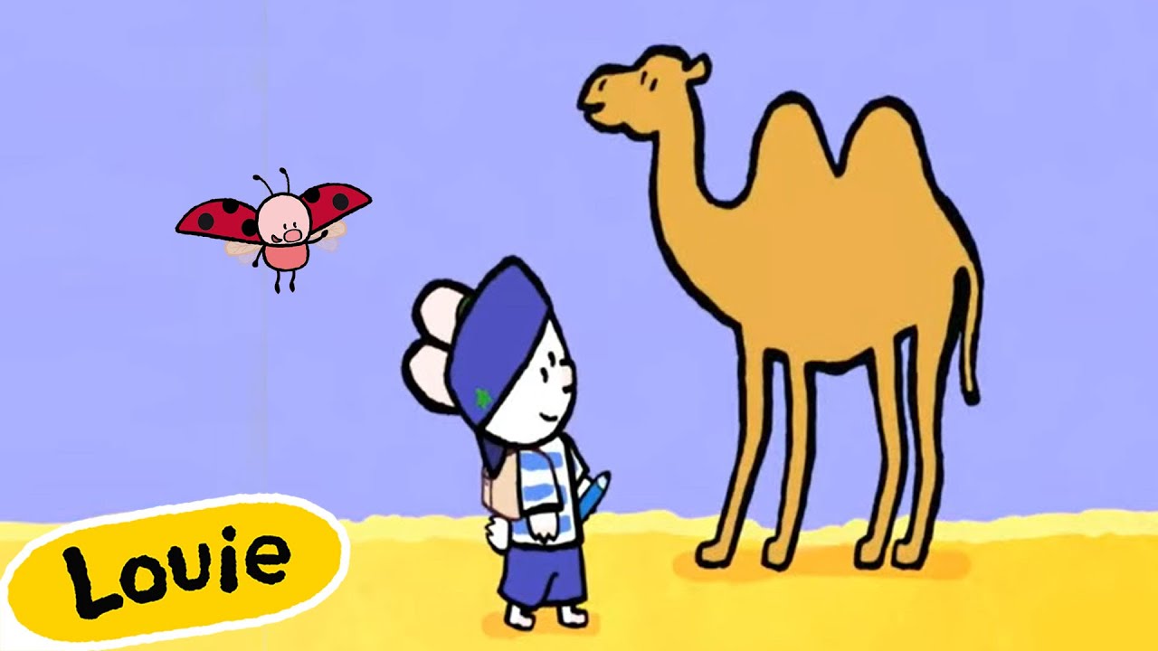 🐰🎨 Louie, dibújame un CAMELLO 🐪 Temporada 1 Episodio 3  | Dibujos Para niños