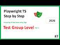 Tags at Group Level In Playwright | Executing group of test cases become Easy