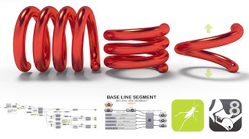 Spiral Parametric Design Tutorial using Grasshopper for Rhino for Architecture and 3D Design