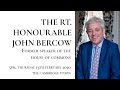 The Rt. Hon. John Bercow | Interview | Cambridge Union (1/2)