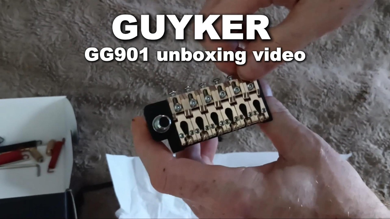Guyker GG901 Tremolo Bridge with Removable Front Plate for
