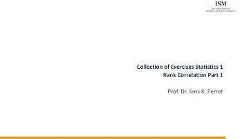 Measures of Association for Ordinally Scaled Variables - Exercise 01