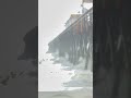 #myrtlebeach  2nd Avenue Pier gets battered by Tropical Storm #debby  on Wednesday