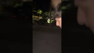 Guy Throws Coconut On Floor Fall From Tree